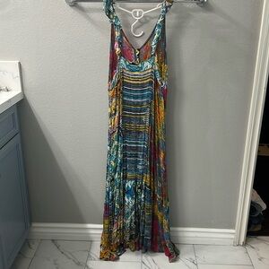 It’s a colorful dress size large